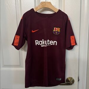 Nike Kids Maroon Barcelona Jersey